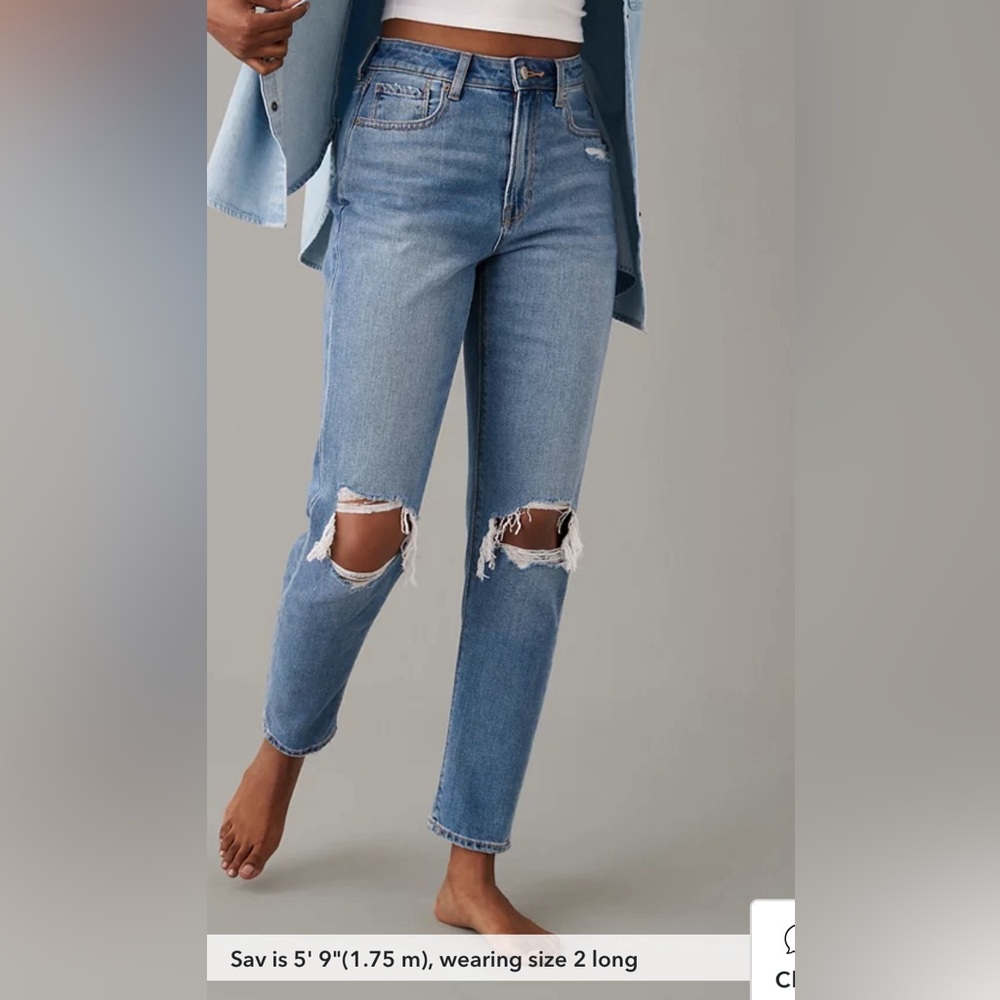 American eagle mom jeans